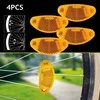 Atspindžiai dviračio stipinams, 4 vnt., Dunlop