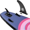 Rinkinys - DESKA SUP DMUCHANA ENERO 320x81x15CM PURPLE