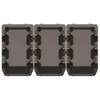 Prosperplast KISTENBERG DĖŽUTĖS 20 BINEER LONG 5vnt. JUODOS 198x118x84mm