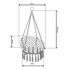 Saska Garden Supamasis krėslas Royokamp Stork's Nest Swing, 80x60cm