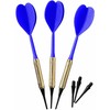 PLASTIKINĖS SMIGINIO STRĖLYTĖS DART 3VNT SAUGIOS GELTONOS BEST SPORTING 621186