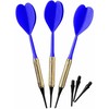 PLASTIKINĖS SMIGINIO STRĖLYTĖS DART 3VNT SAUGIOS MĖLYNOS BEST SPORTING 1050195