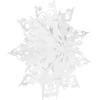 Saska Christmas Dekoracija popierinė snaigė 64 cm balta