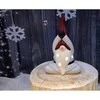 Saska Garden Kalėdinė gnome su LED lempa 20 cm