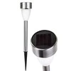 Sodo žibintas Saska Garden Inox, 1 LED RGB, 36,5 cm