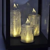 Saska Garden Latarnia lampion LED 35CM 3 świece Saska Gift & Decor