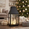 Saska Garden Latarnia lampion LED 35CM 3 świece Saska Gift & Decor