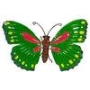 Saska Garden Dekoratyvinis žalios spalvos drugelis 26 cm