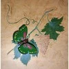 Saska Garden Dekoratyvinis žalios spalvos drugelis 26 cm