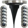 Saska Garden Saulės lempa su 8 LED SMD įkalamuojama