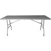 Saska Garden Sulankomas stalas 180x70 cm 100 kg pilkas