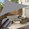 Saska Garden trikampė sodo saulės uždanga 4x4x3 m pilka