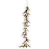 SASKA GIFT AND DECOR Dekoracja świąteczna Grawerkowo Girlanda dekoracyjna 175CM raudona