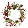 SASKA GIFT AND DECOR Dekoracja świąteczna Grawerkowo Girlanda dekoracyjna 175CM raudona