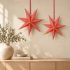 SASKA GIFT AND DECOR Popierinė dekoracija žvaigždė 60 cm raudona SASKA GIFT & DECOR