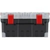 Prosperpla Darbo įrankių dėžė KISTENBERG Titan Plus, 55,4 x 28,6 x 27,6 cm, pilka/juoda sp.