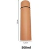Excellent Houseware 500 ml puodelis, oranžinės spalvos