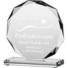Tryumf Graviruotas stiklo trofėjus H19 cm