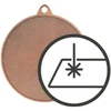 Tryumf Bendras bronzos medalis su vieta emblemai 50 mm - plieno medalis su graviravimu ant laminato
