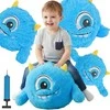 XQMAX Emoji kamuolys su rankenomis 40 cm, mėlynas