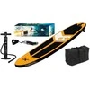 XQMAX Pripučiama SUP lenta 245x57x10cm, 90kg, oranžinė