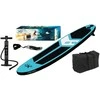 XQMAX Pripučiamas SUP rinkinys, 90 kg, 245x57x10 cm