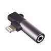 USB kabelis Akyga Žaibas - mini Jack 3,5 mm Juodas (AK- AD- 63)