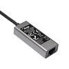 Adapteris su kablem Akyga AK-AD-65 karta jungiama į tinklą USB type C (m) / RJ45 (f) 10/100/1000 ver. 3.0 15cm