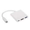 AKYGA AK-AD-57 Hub USB tipo C AK-AD-57 USB A (f) USB tipo c HDMI (f) 15 cm