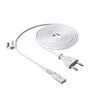 Baltas 1,5 m maitinimo laidas IEC C7 jungtimi