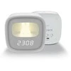 Trevi Žadintuvas su LED Bunny naktine lempute PURE FNL-06 AURORA baltos spalvos square Forever Light