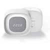 Žadintuvas su Night Light LED PURE FNL-03 BJORN baltos spalvos square Forever Light
