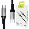 "Allity" kabelis AUC-01 USB-C - USB-C 2.0 m 100W juodas