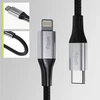 "Allity" kabelis AUC-01 USB-C - Lightning 2.0 m 27W juodas