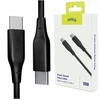 "Allity" kabelis AUC-02 USB-C - USB-C 1,0 m 100W juodas