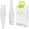 „Allity“ kabelis AUC-02 USB-C - Lightning 2.0 m 27W baltas