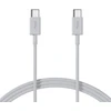 „Allity“ kabelis AUC-03 USB-C - USB-C 1,0 m 100W baltas
