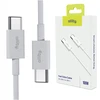 „Allity“ kabelis AUC-03 USB-C - USB-C 2.0 m 100W baltas