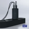 Allity Sp. su o.o. Allity sieninis įkroviklis GaN PD QC ATC-01-65WACC 2x USB-C 1x USB-A 65W juodas