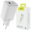 "Allity" sieninis įkroviklis GaN PD QC ATC-01-45WAC 1x USB-C 1x USB-A 45W baltas