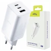 "Allity" sieninis įkroviklis GaN PD QC ATC-01-65WACC 2x USB-C 1x USB-A 65W baltas
