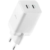 "Allity" sieninis įkroviklis GaN PD QC ATC-01-45WCC 2x USB-C 45W baltas