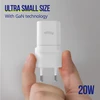 "Allity" sieninis įkroviklis GaN PD QC ATC-01-20WACr 1x USB-C 1x USB-A 20W baltas