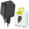 Allity Sp. su o.o. Allity sieninis įkroviklis GaN PD QC ATC-01-20WAC 1x USB-C 1x USB-A 20W juodas