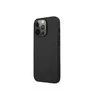 Mercedes Benz Apple iPhone 13 Pro Mercedes AMG dėklas odinis Hot Stamped (AMHCP13LDOLBK) juodos spalvos