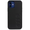 Dėklas Apple iPhone 12 / 12 Pro Audi Synthetic odinis (AU-TPUPCIP12P-TT/D1-BK) juodos spalvos
