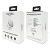 GUESS belaidės ausinės bluetooth TWS + docking station GUTWST30WH baltas