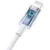 Telforceone 4Kom BWOO su laidu ausinės Lightning su regulacją głośności HF179 balta