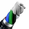 Baseus Cafule Metalinis duomenų kabelis USB Type C/ Lightning - 20W Maitinimas 0.25m, Juodas (Juodas)