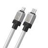 Greito įkrovimo kabelis Baseus USB-C su Coolplay Series 2m, 20W (baltas)